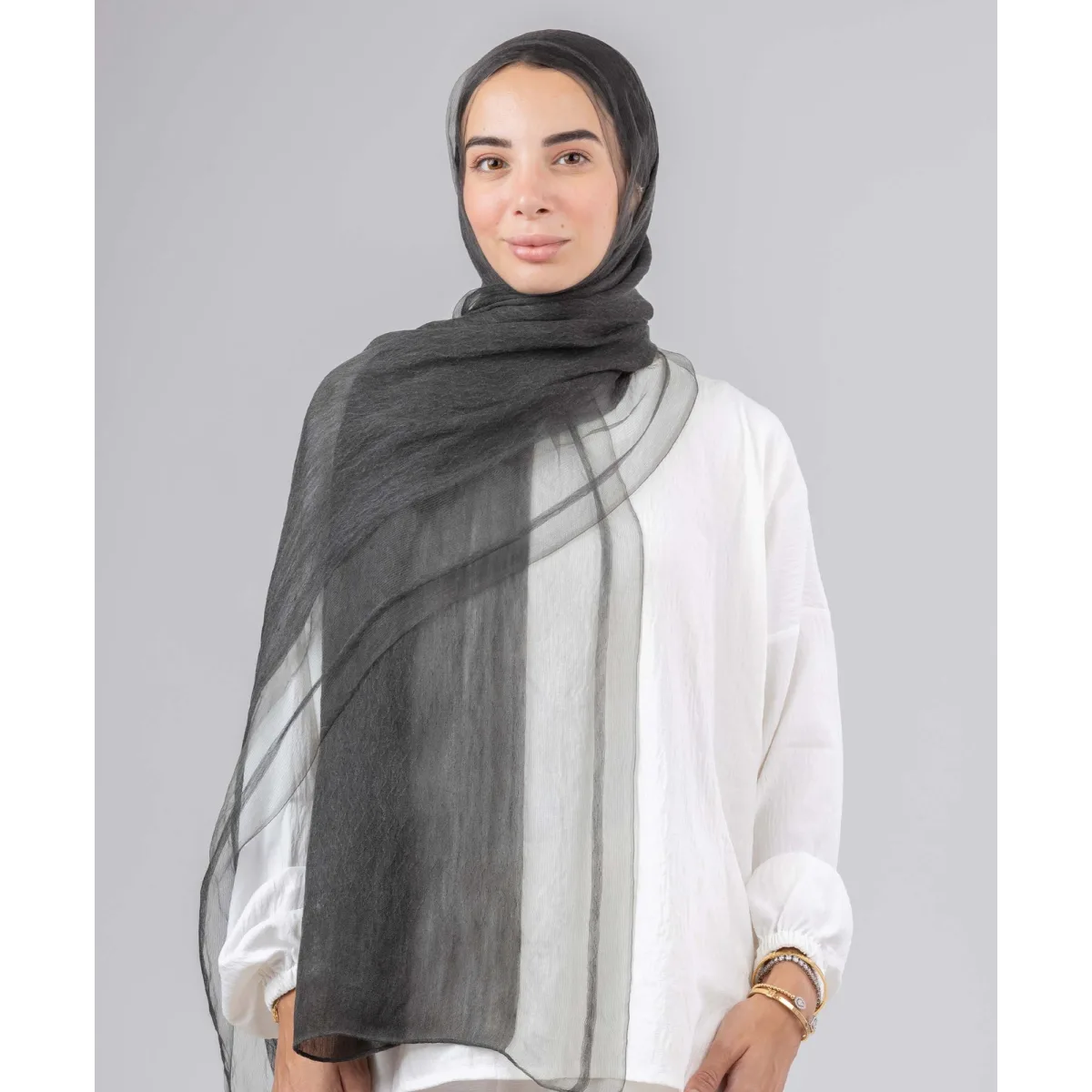 طرحة لينن سيلك لينن Zigzag من لو فوال