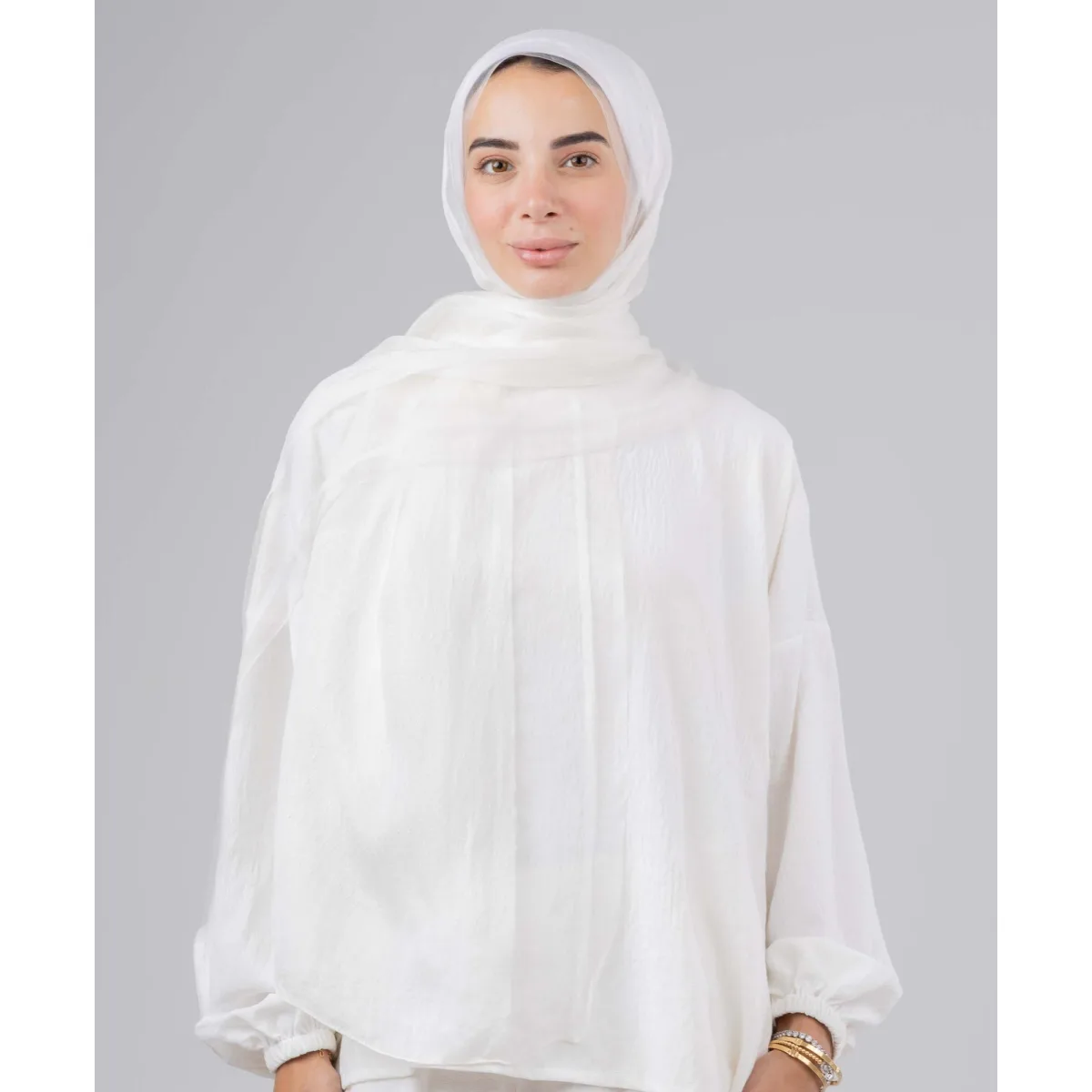 طرحة لينن سيلك لينن Zigzag من لو فوال