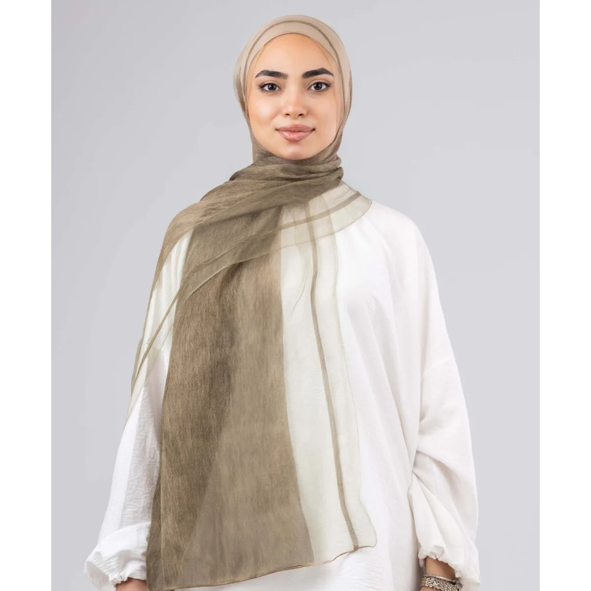 طرحة لينن سيلك لينن Zigzag من لو فوال