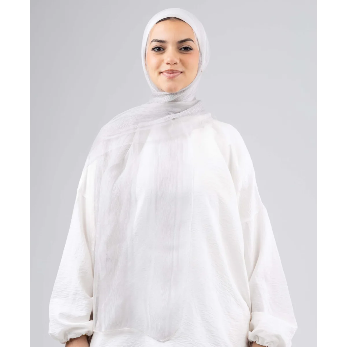 Le Voile Silk Linen Stripes Scarf