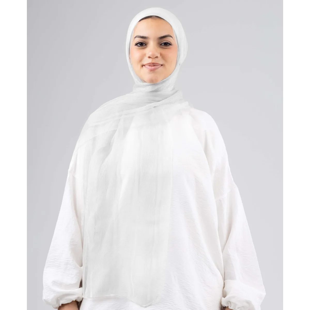 Le Voile Silk Linen Stripes Scarf