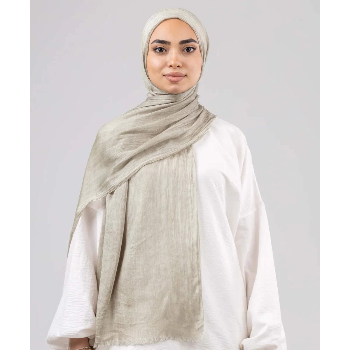 Le Voile Flowy Bamboo Linen Scarf