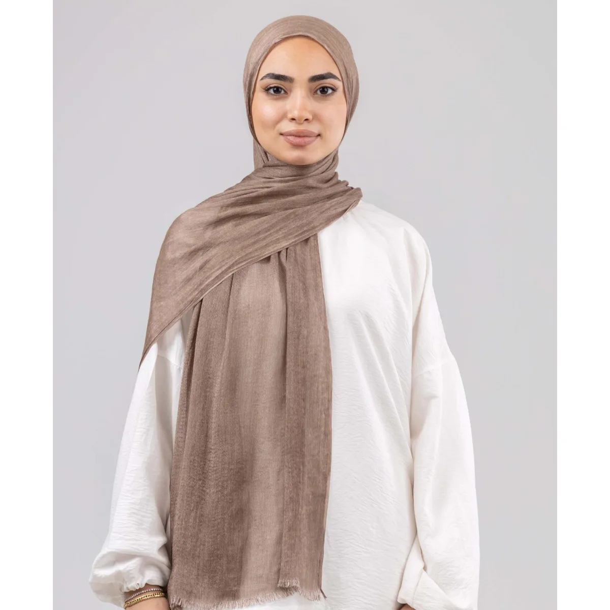Le Voile Flowy Bamboo Linen Scarf