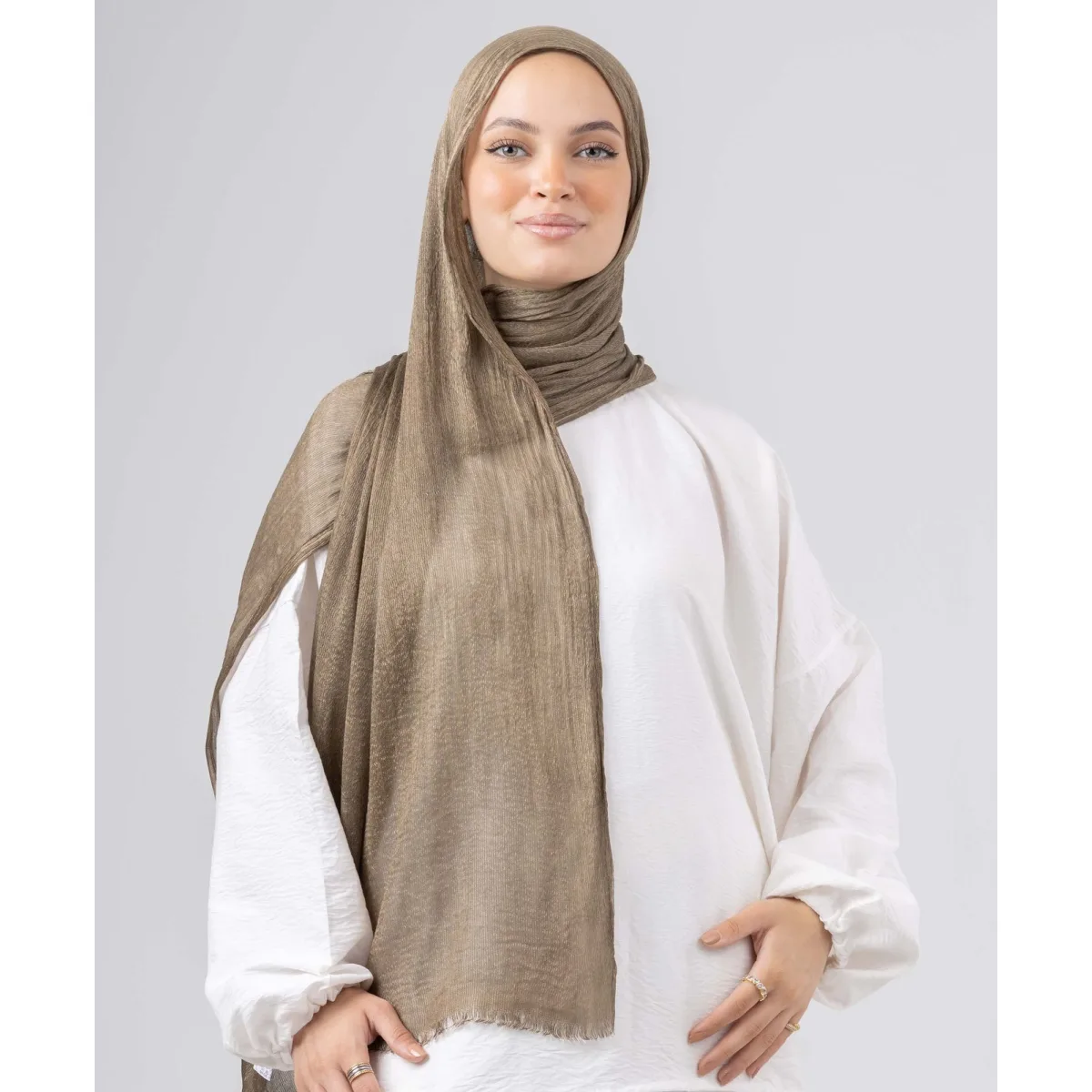 Le Voile Flowy Bamboo Linen Scarf