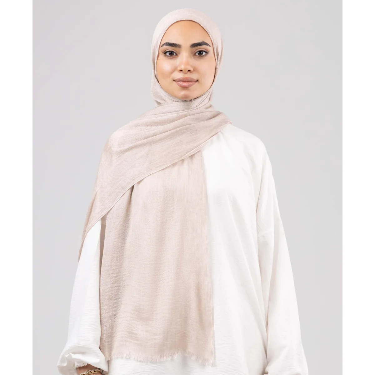 Le Voile Flowy Bamboo Linen Scarf