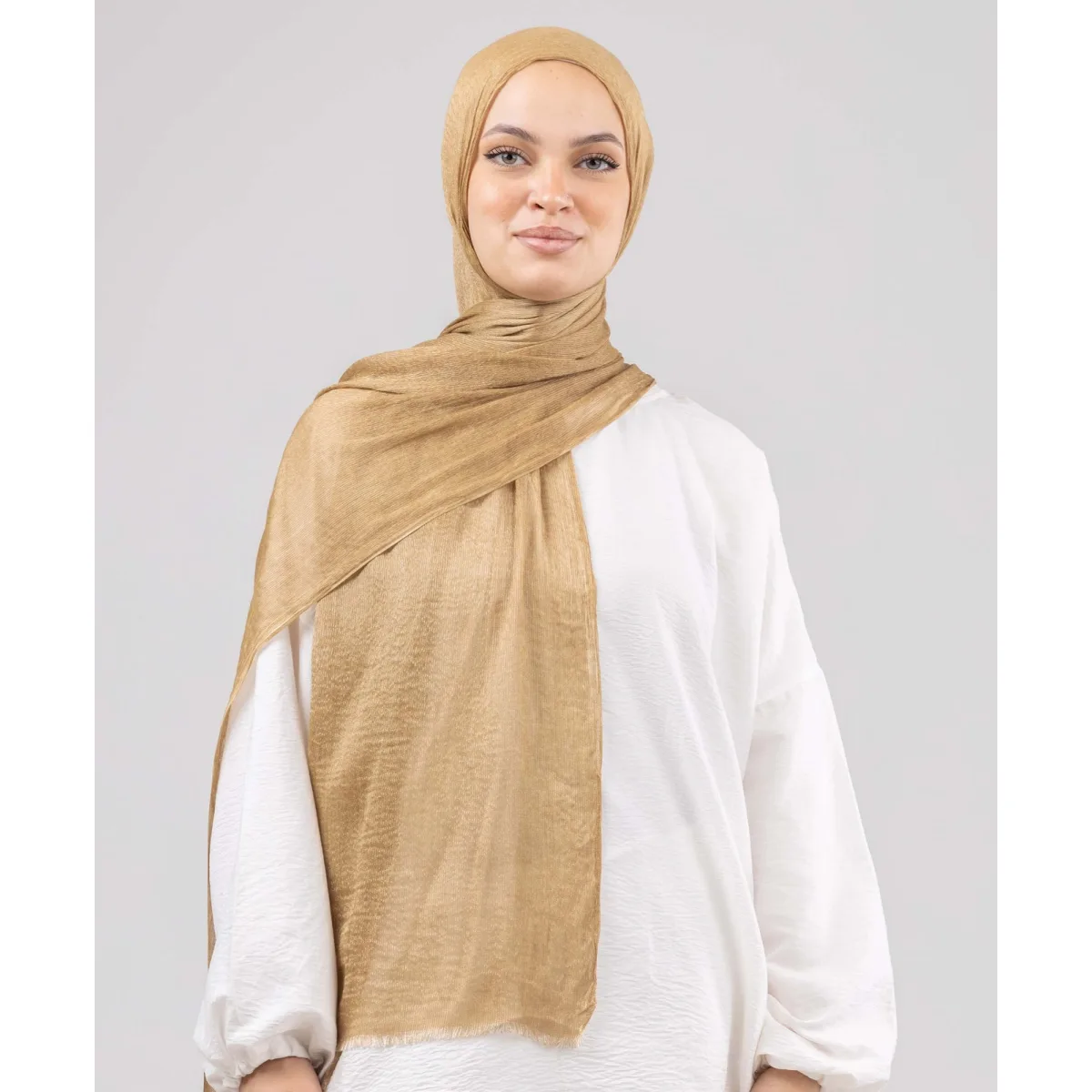 Le Voile Flowy Bamboo Linen Scarf