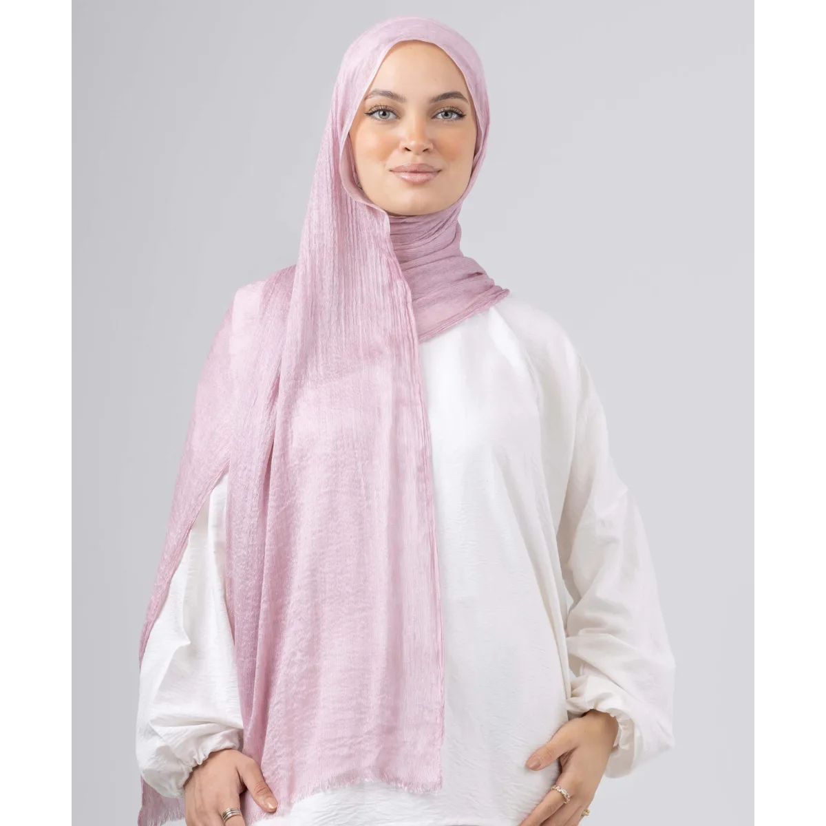 Le Voile Flowy Bamboo Linen Scarf
