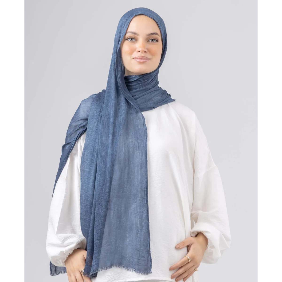 Le Voile Flowy Bamboo Linen Scarf