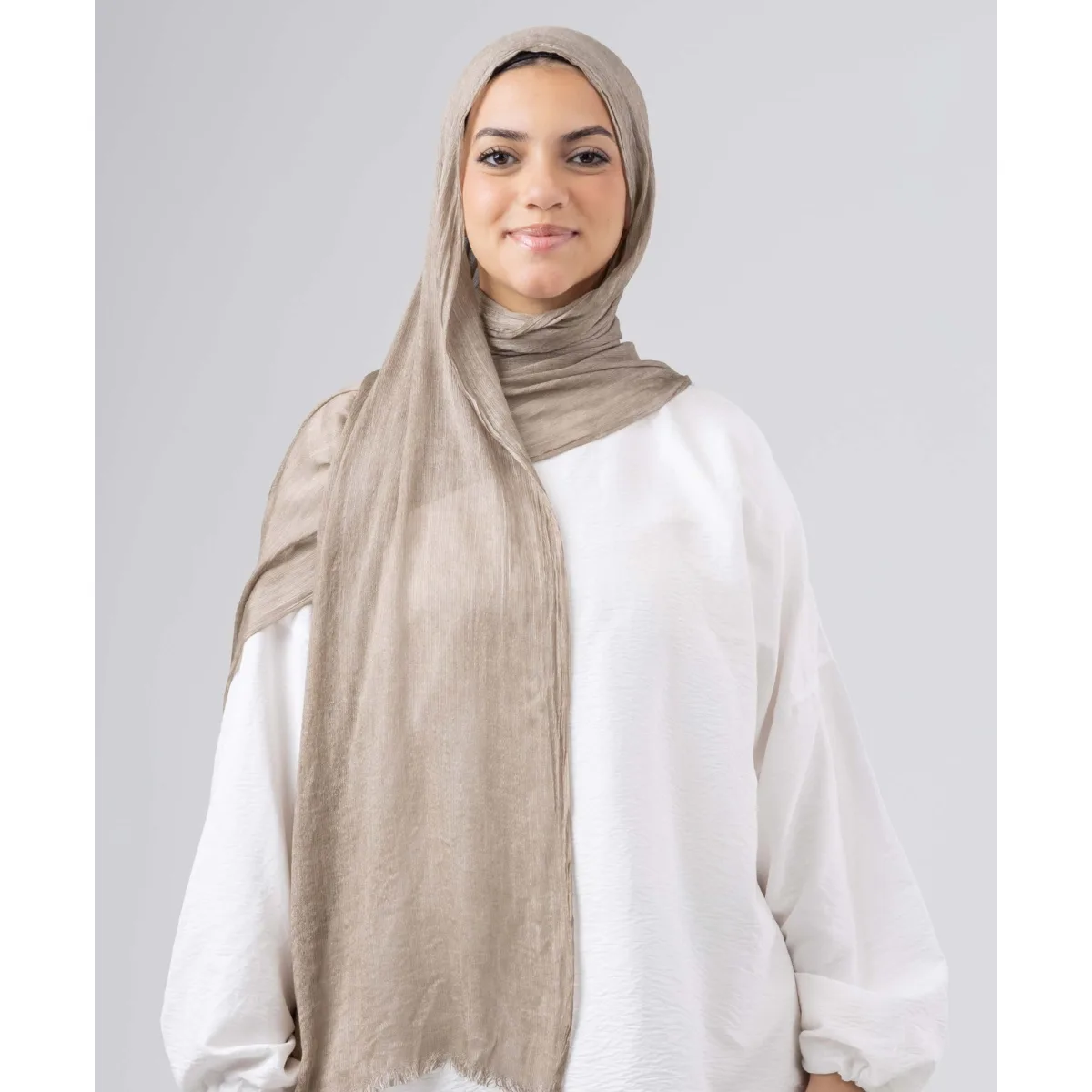 Le Voile Flowy Bamboo Linen Scarf