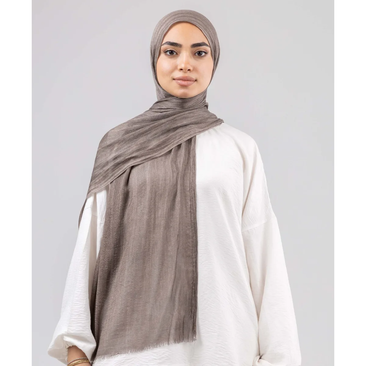 Le Voile Flowy Bamboo Linen Scarf