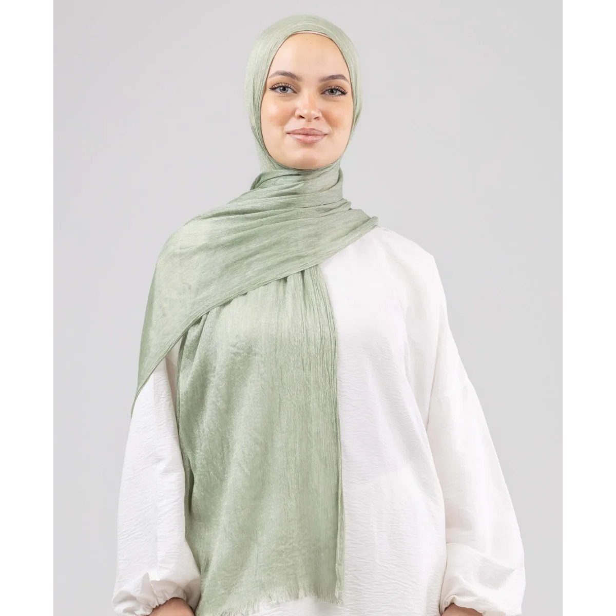 Le Voile Flowy Bamboo Linen Scarf
