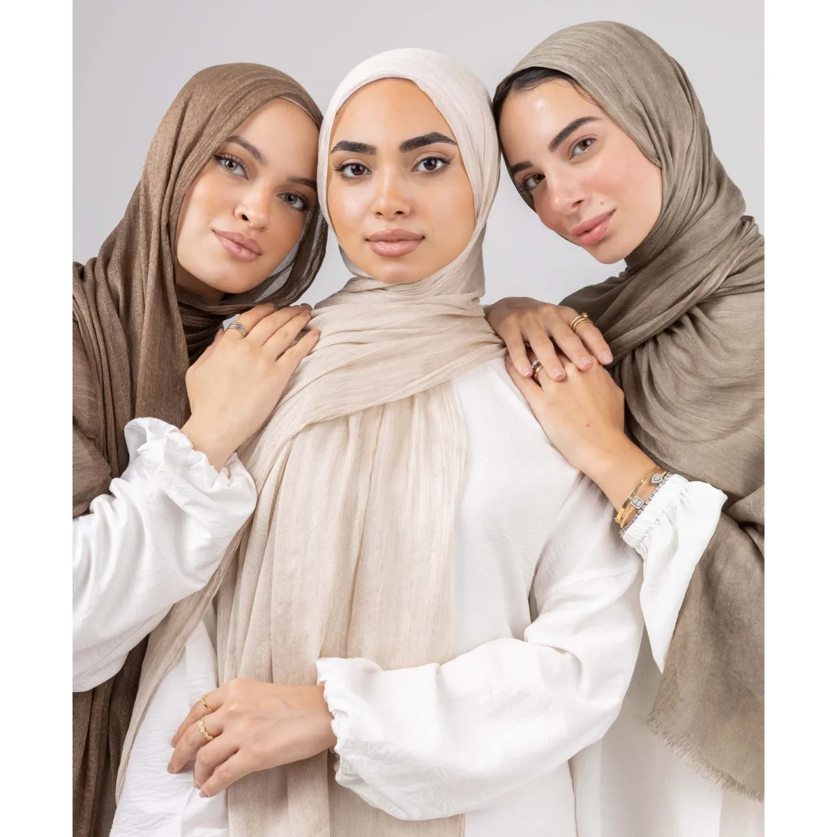 Le Voile Flowy Bamboo Linen Scarf