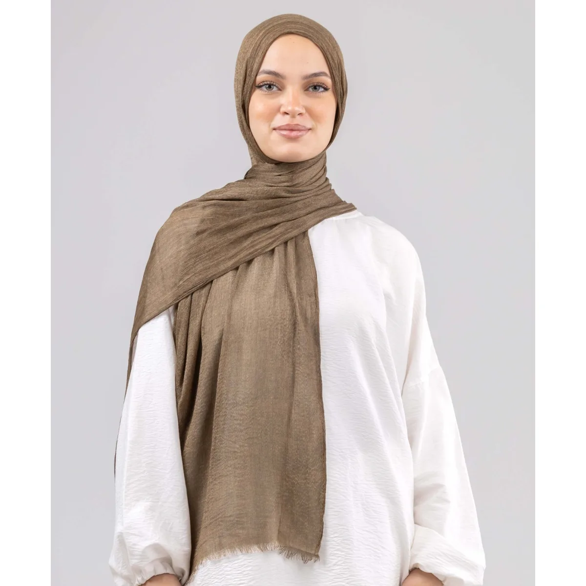 Le Voile Flowy Bamboo Linen Scarf