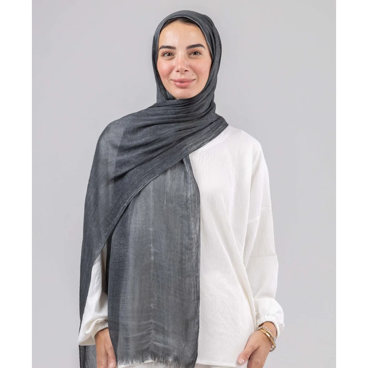Le Voile Flowy Bamboo Linen Scarf