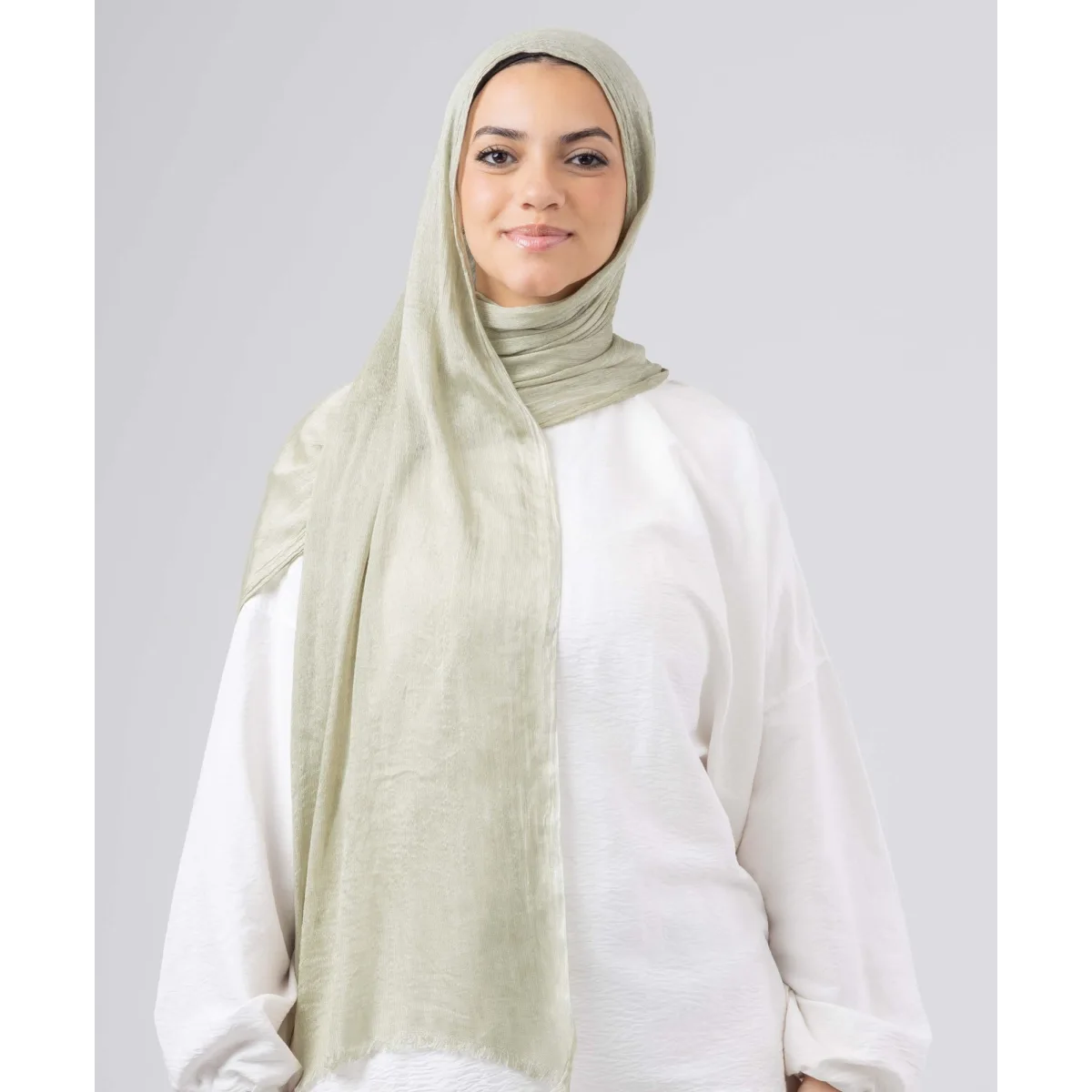 Le Voile Flowy Bamboo Linen Scarf