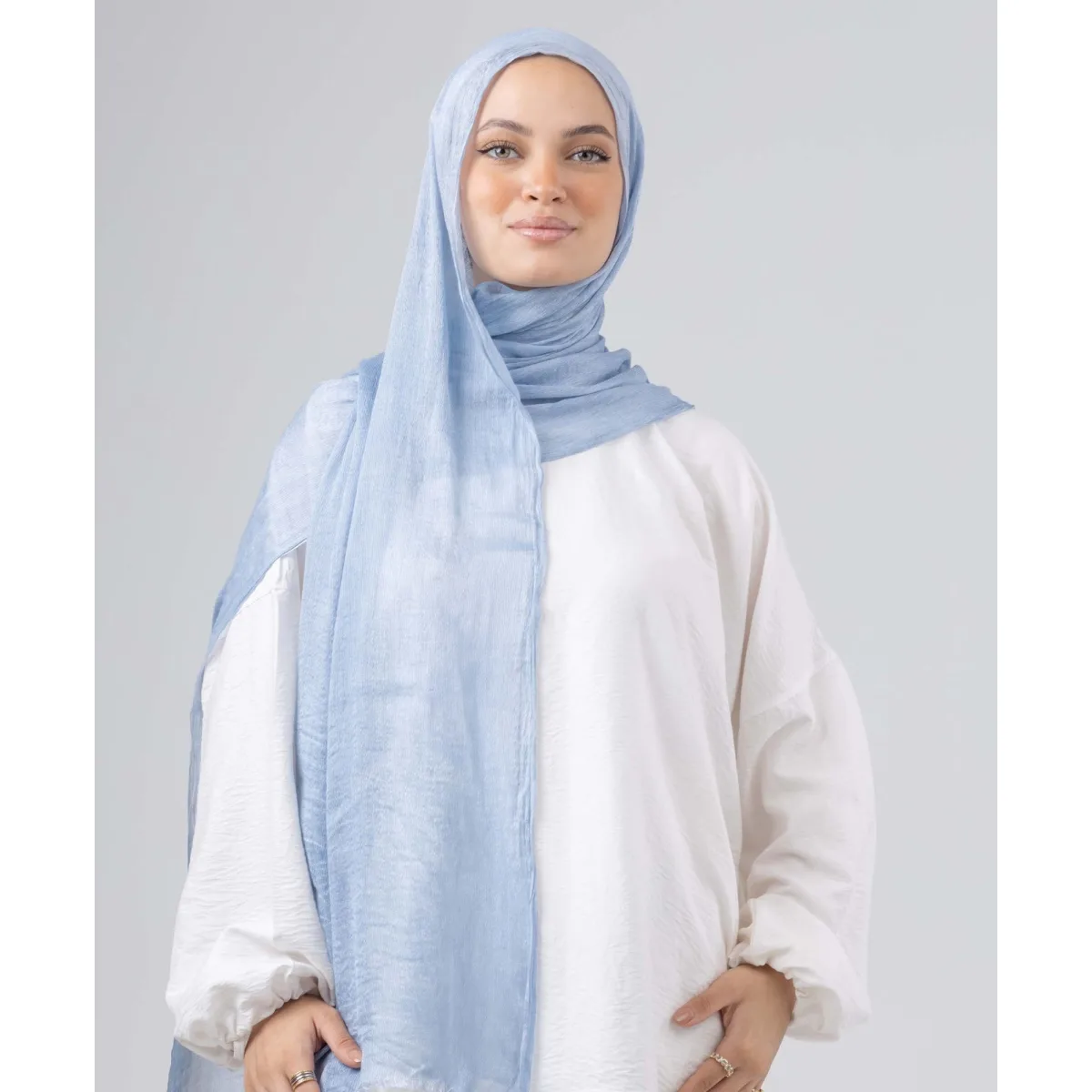 Le Voile Flowy Bamboo Linen Scarf