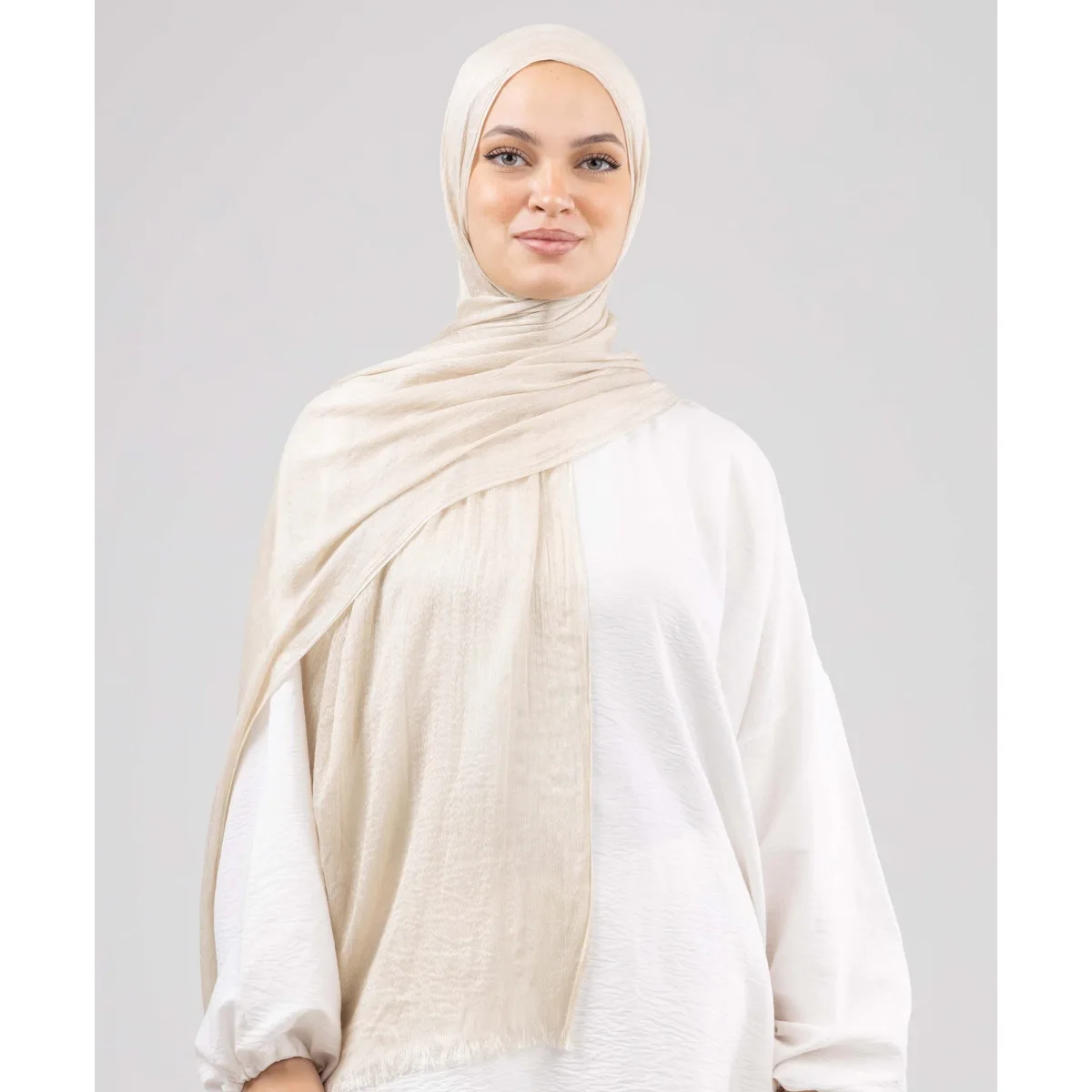 Le Voile Flowy Bamboo Linen Scarf