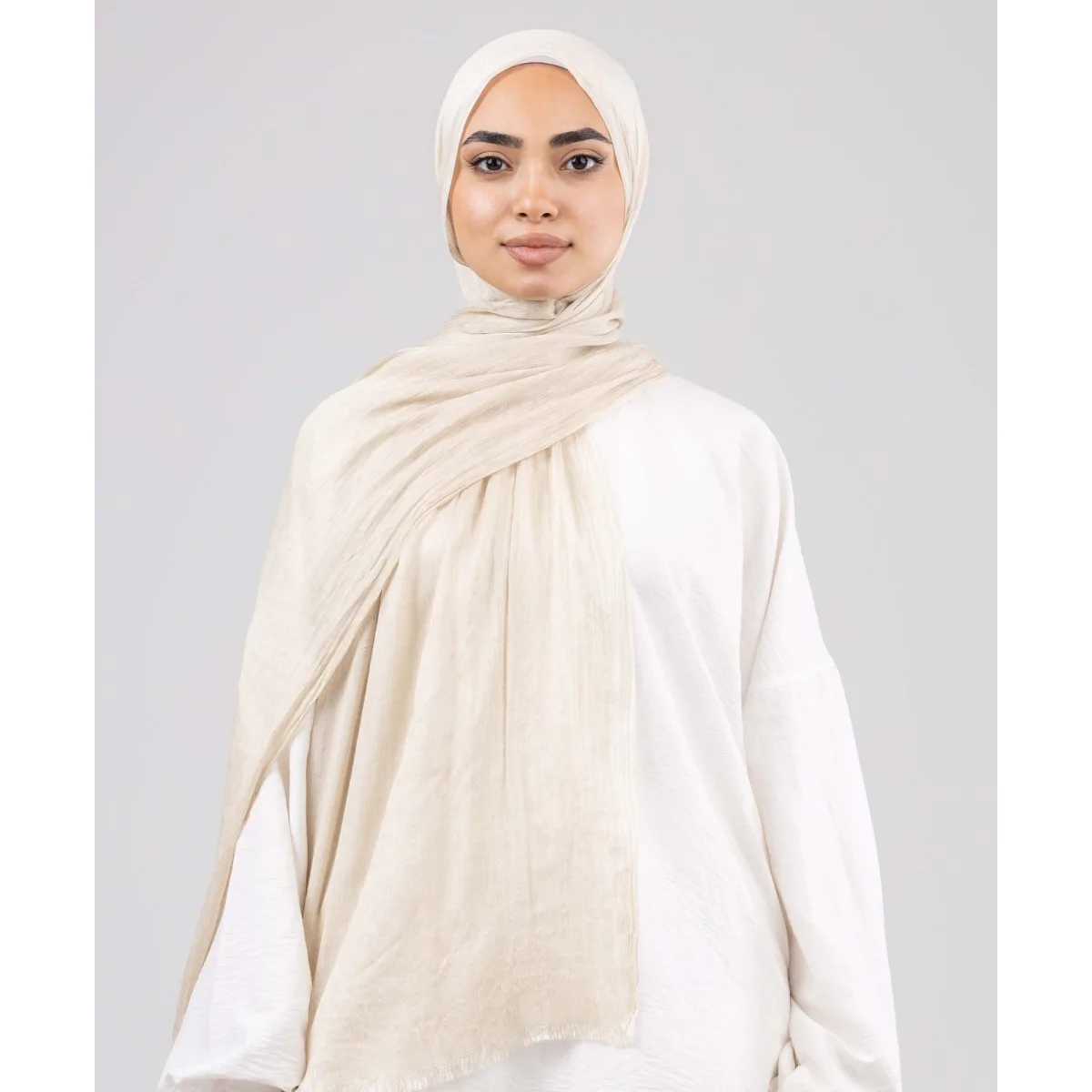 Le Voile Flowy Bamboo Linen Scarf