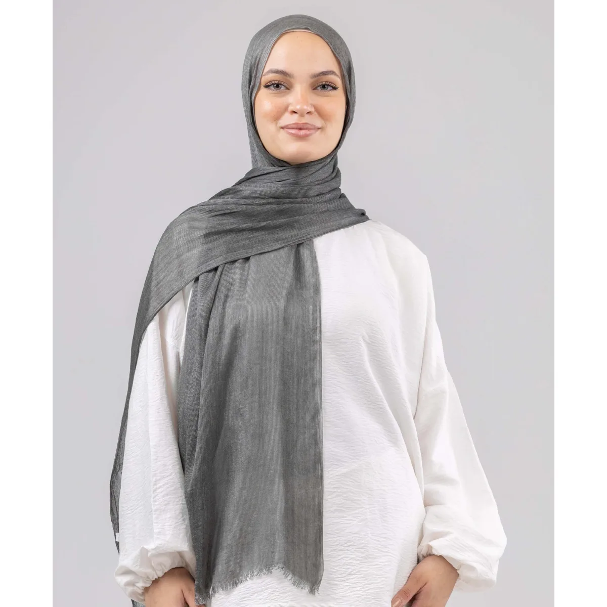 Le Voile Flowy Bamboo Linen Scarf