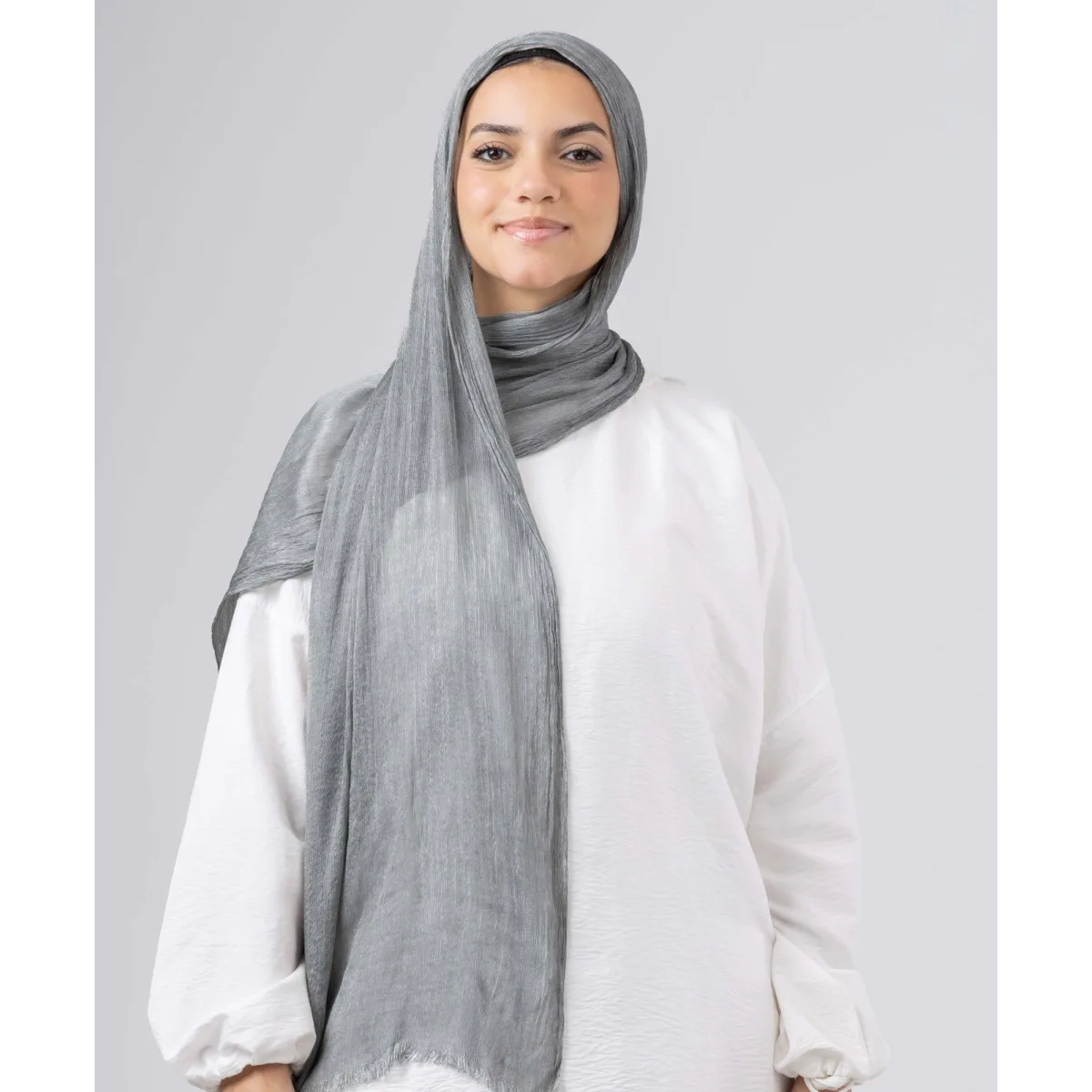 Le Voile Flowy Bamboo Linen Scarf