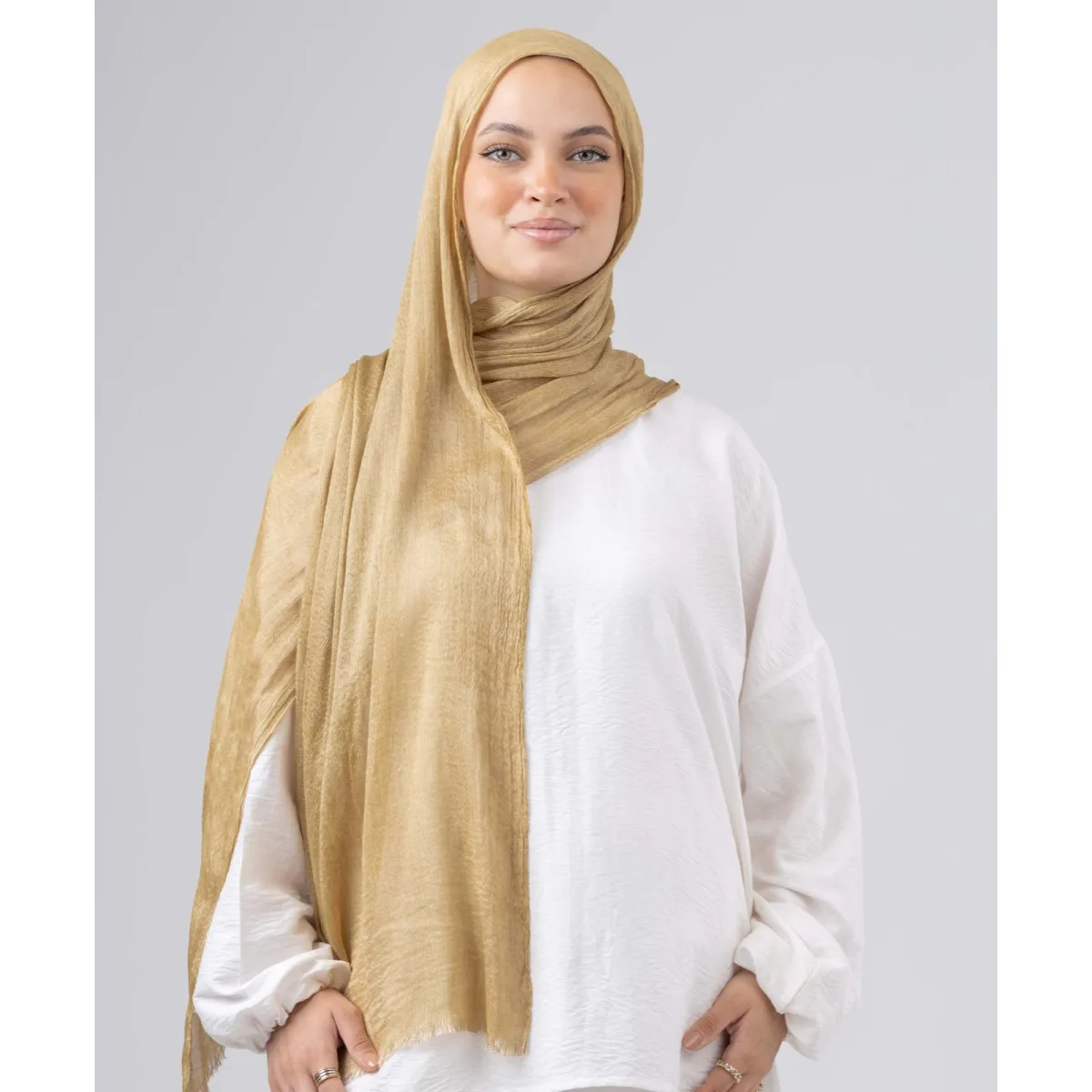 Le Voile Flowy Bamboo Linen Scarf