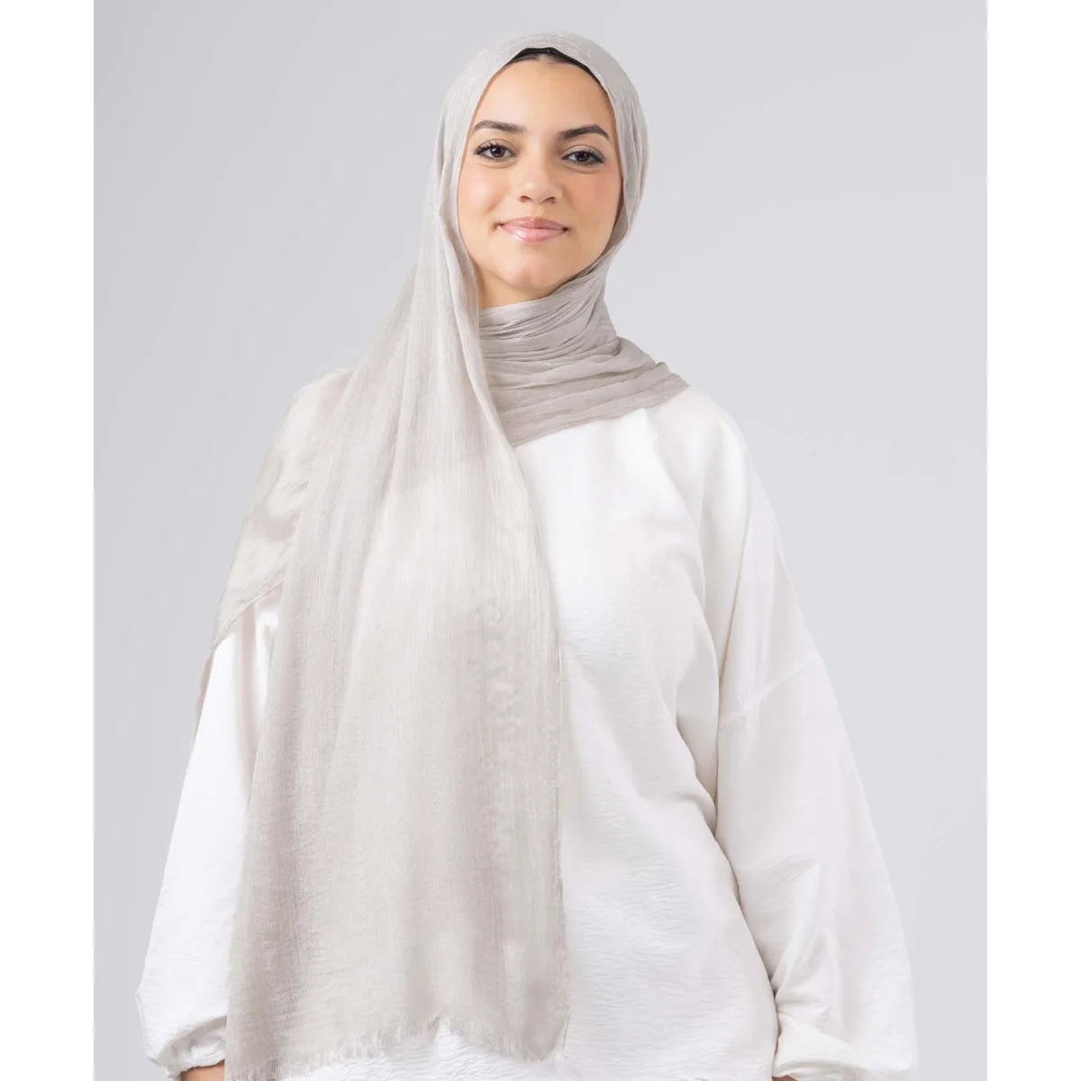 Le Voile Flowy Bamboo Linen Scarf