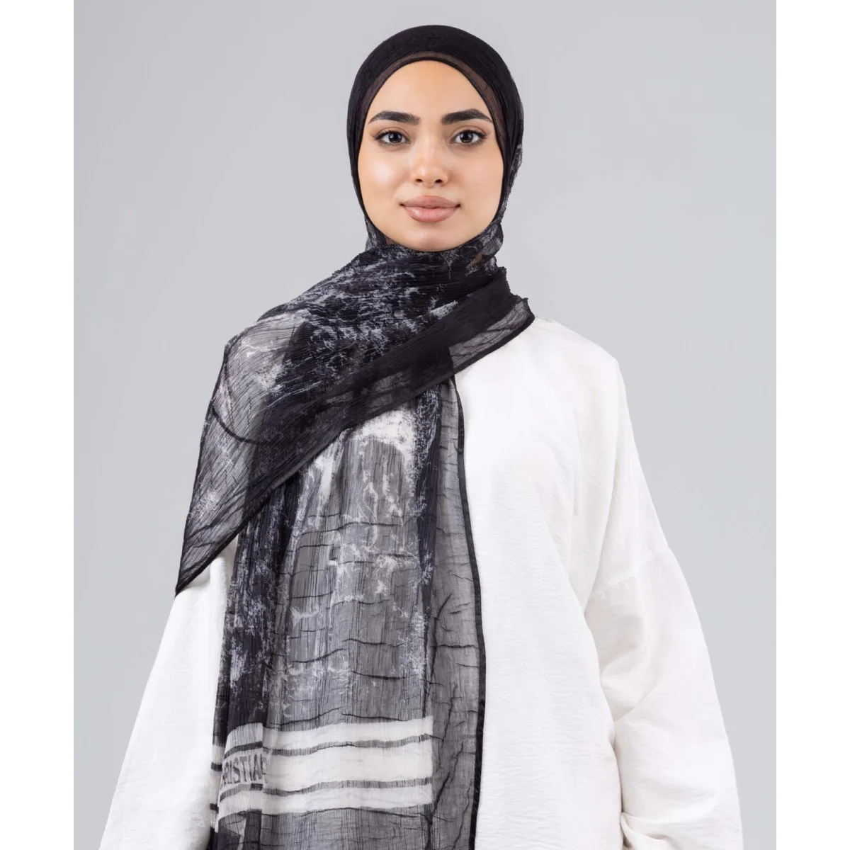 طرحة شيفون كراش Eclipse Round من لو فوال
