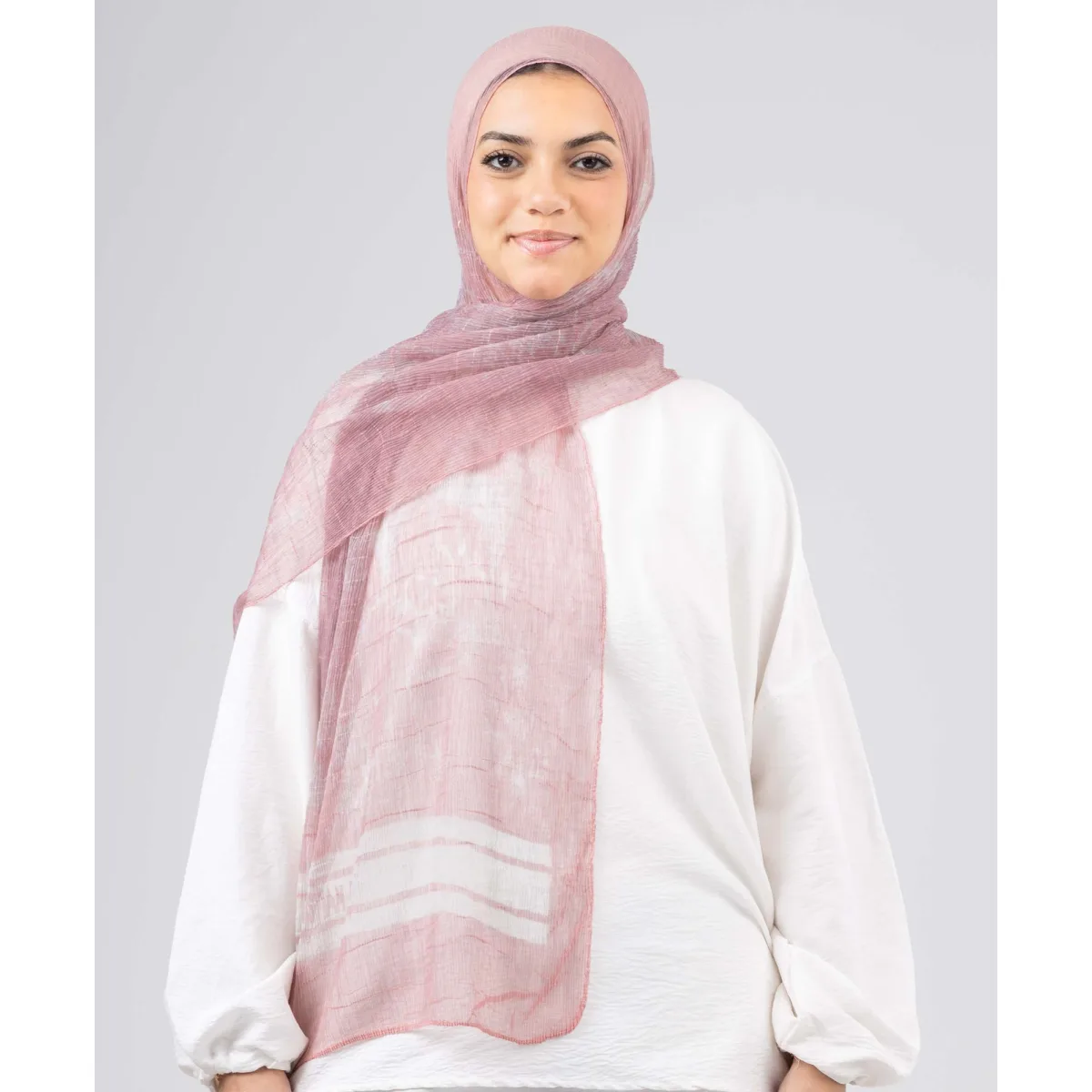 طرحة شيفون كراش لاكشري Classic من لو فوال