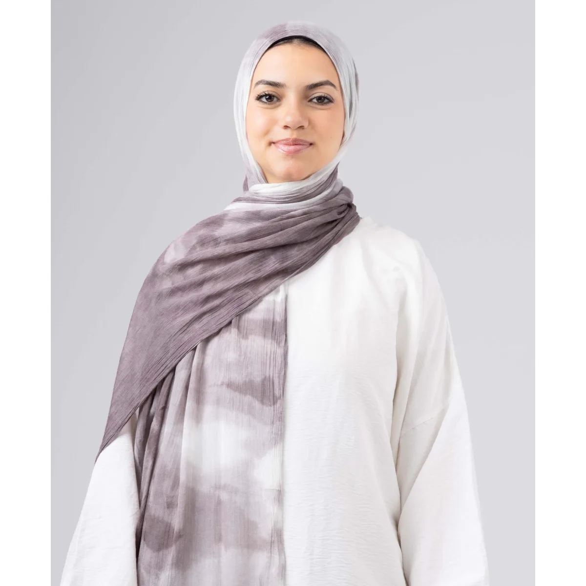 Le Voile Wave Dye Linen Scarf