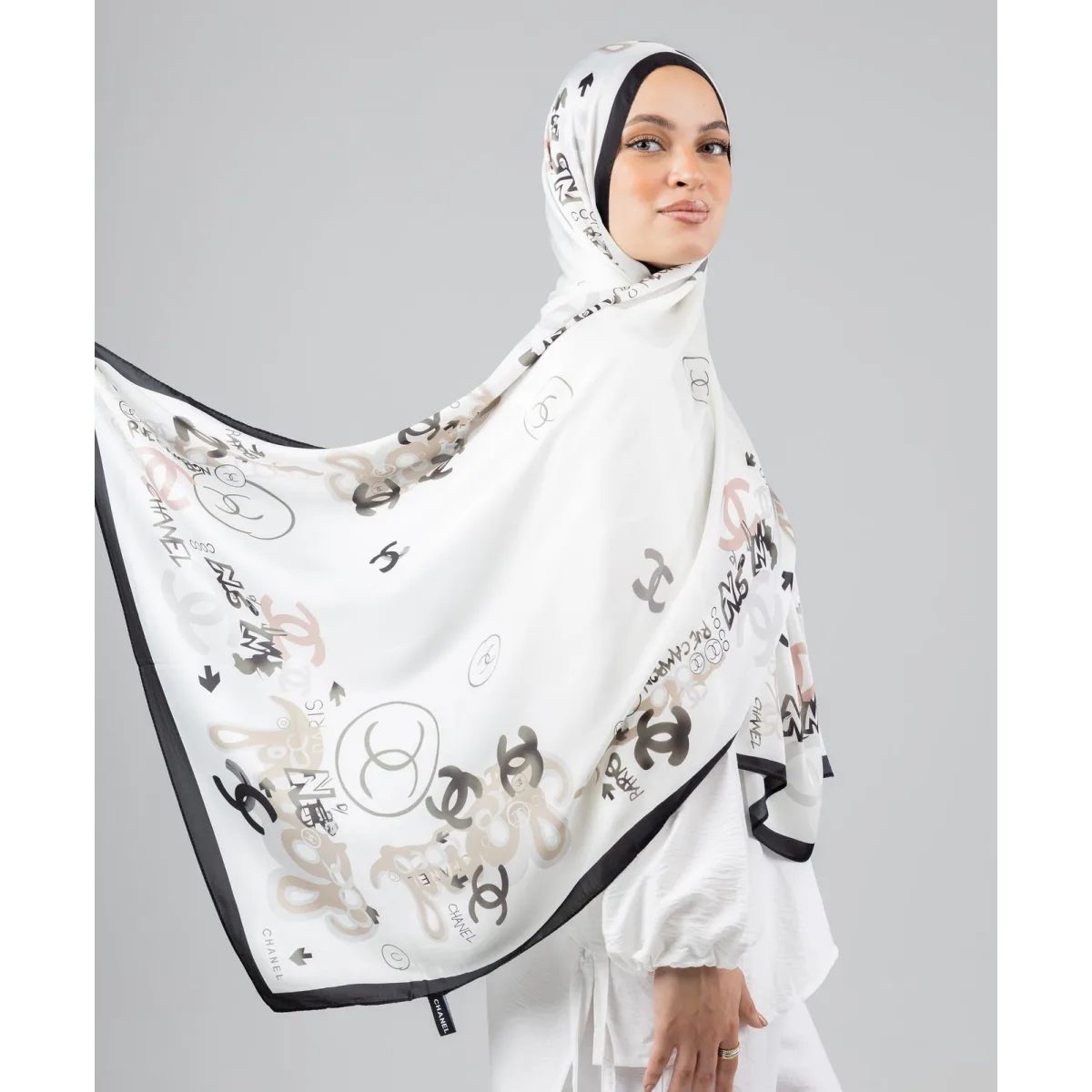 Le Voile Velour Luxury Silk Scarf