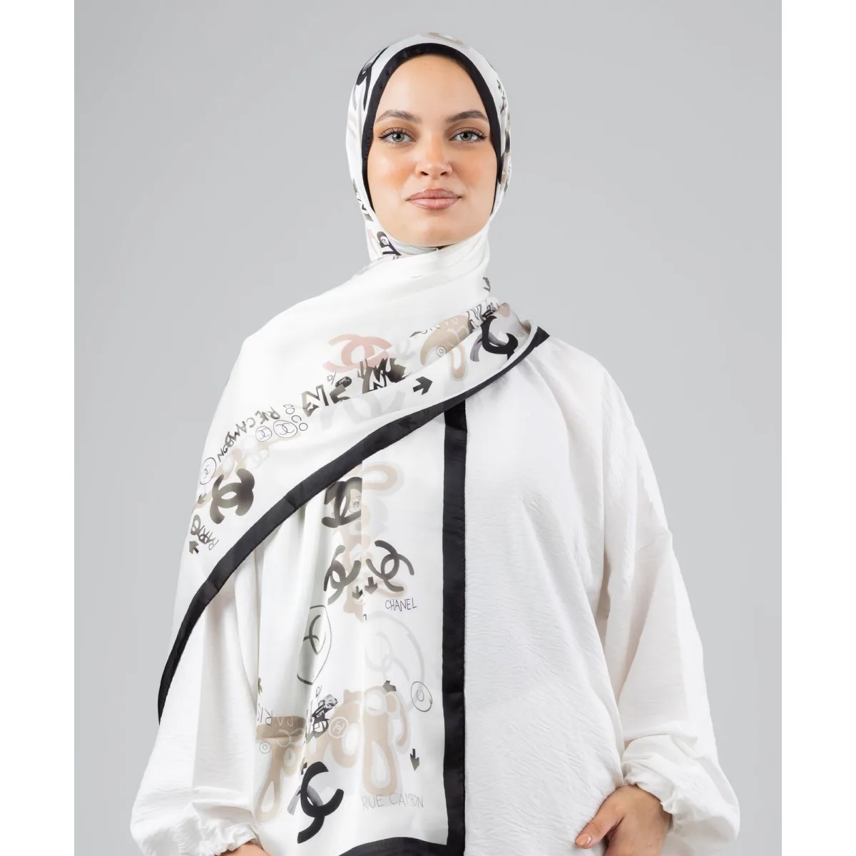 Le Voile Velour Luxury Silk Scarf