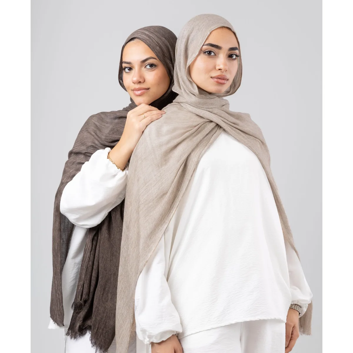 طرحة قطن كرينكل Elegance Crinkled من لو فوال