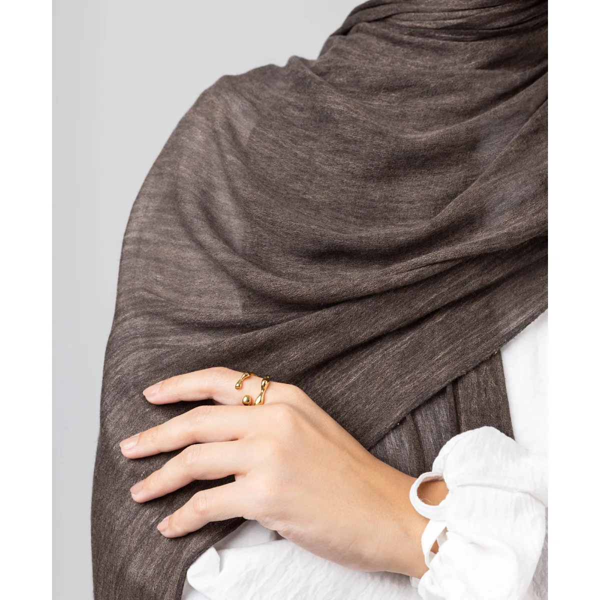 طرحة قطن كرينكل Elegance Crinkled من لو فوال