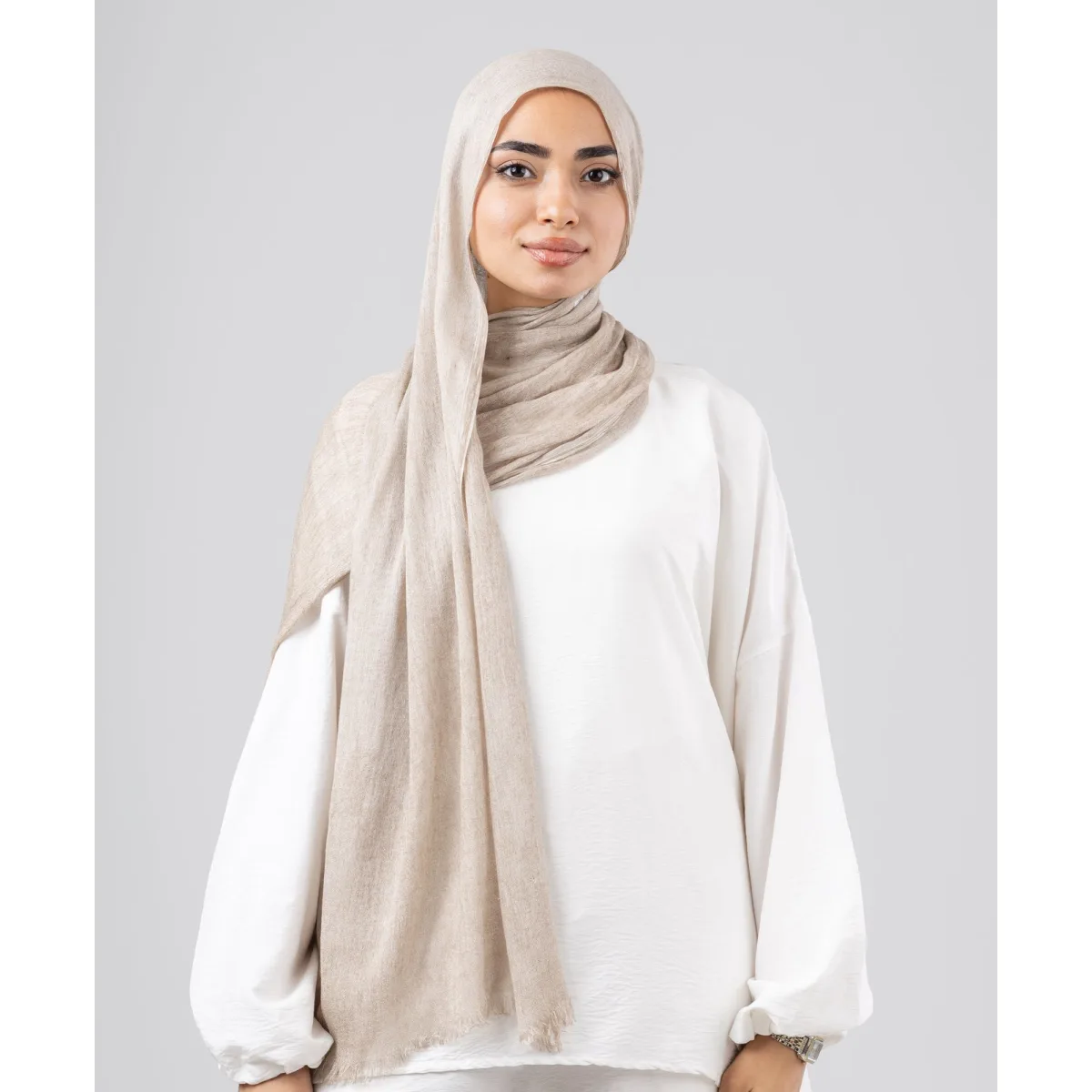 طرحة قطن كرينكل Elegance Crinkled من لو فوال