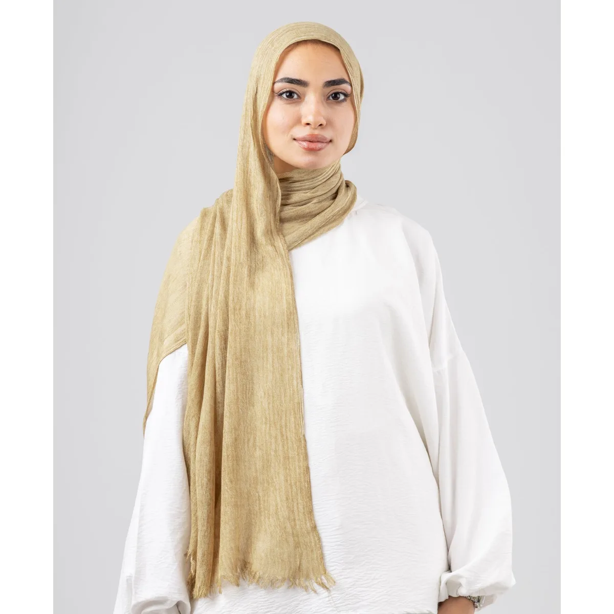 طرحة قطن كرينكل Elegance Crinkled من لو فوال