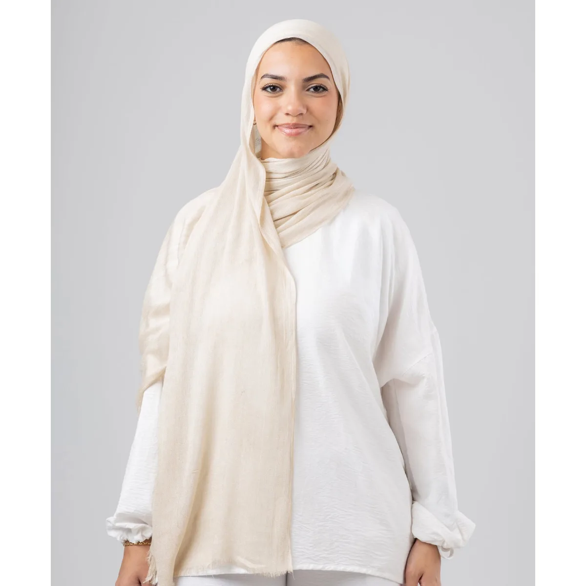 طرحة قطن كرينكل Elegance Crinkled من لو فوال