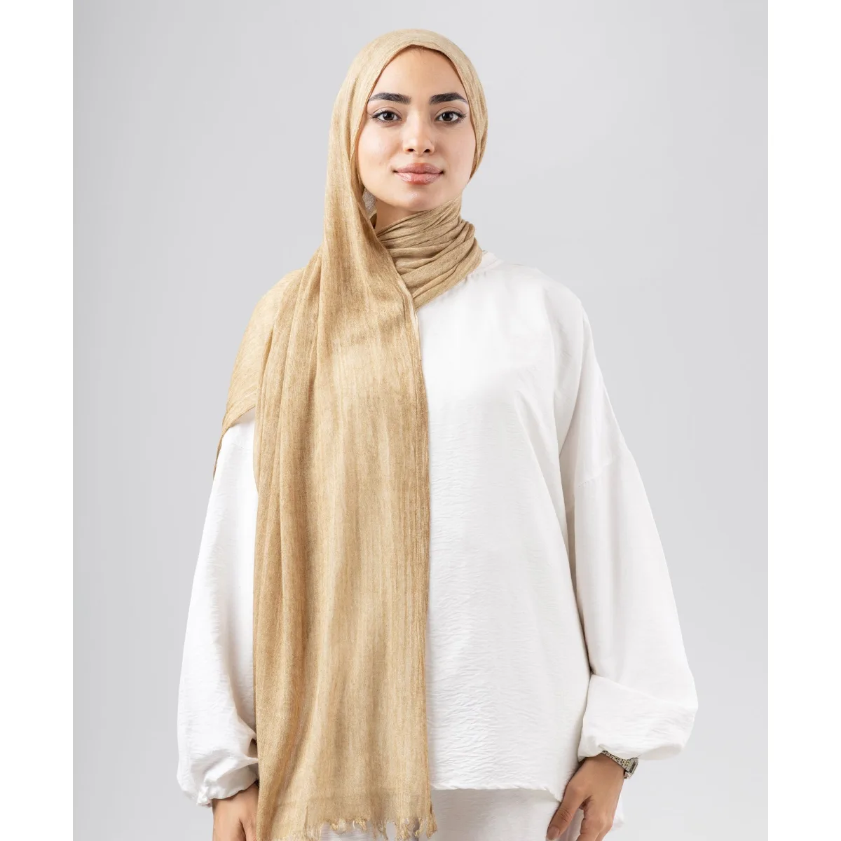 طرحة قطن كرينكل Elegance Crinkled من لو فوال
