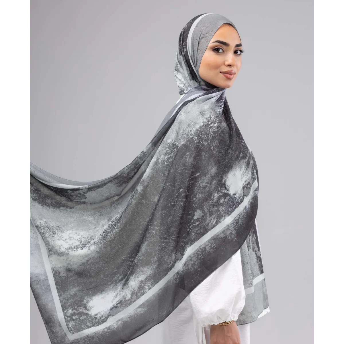 Le Voile Soft Eclipse Chiffon Scarf