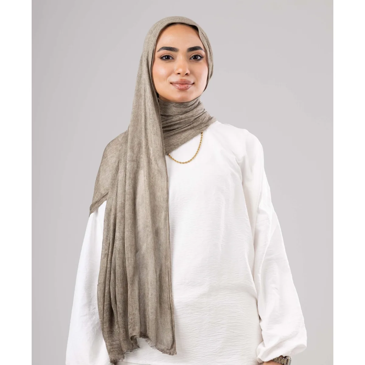 طرحة لينن ماربل Fuzzy من لو فوال