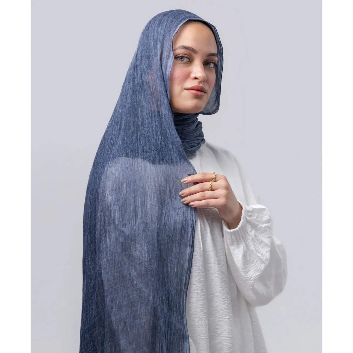 طرحة لينن ماربل 210×85 سم من لو فوال