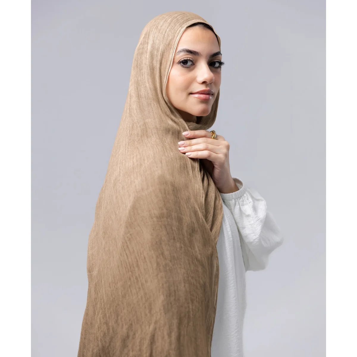 طرحة لينن ماربل 210×85 سم من لو فوال