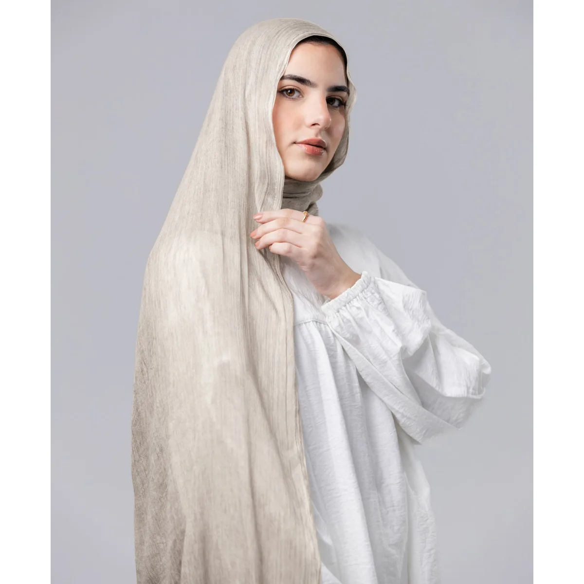 طرحة لينن ماربل 210×85 سم من لو فوال