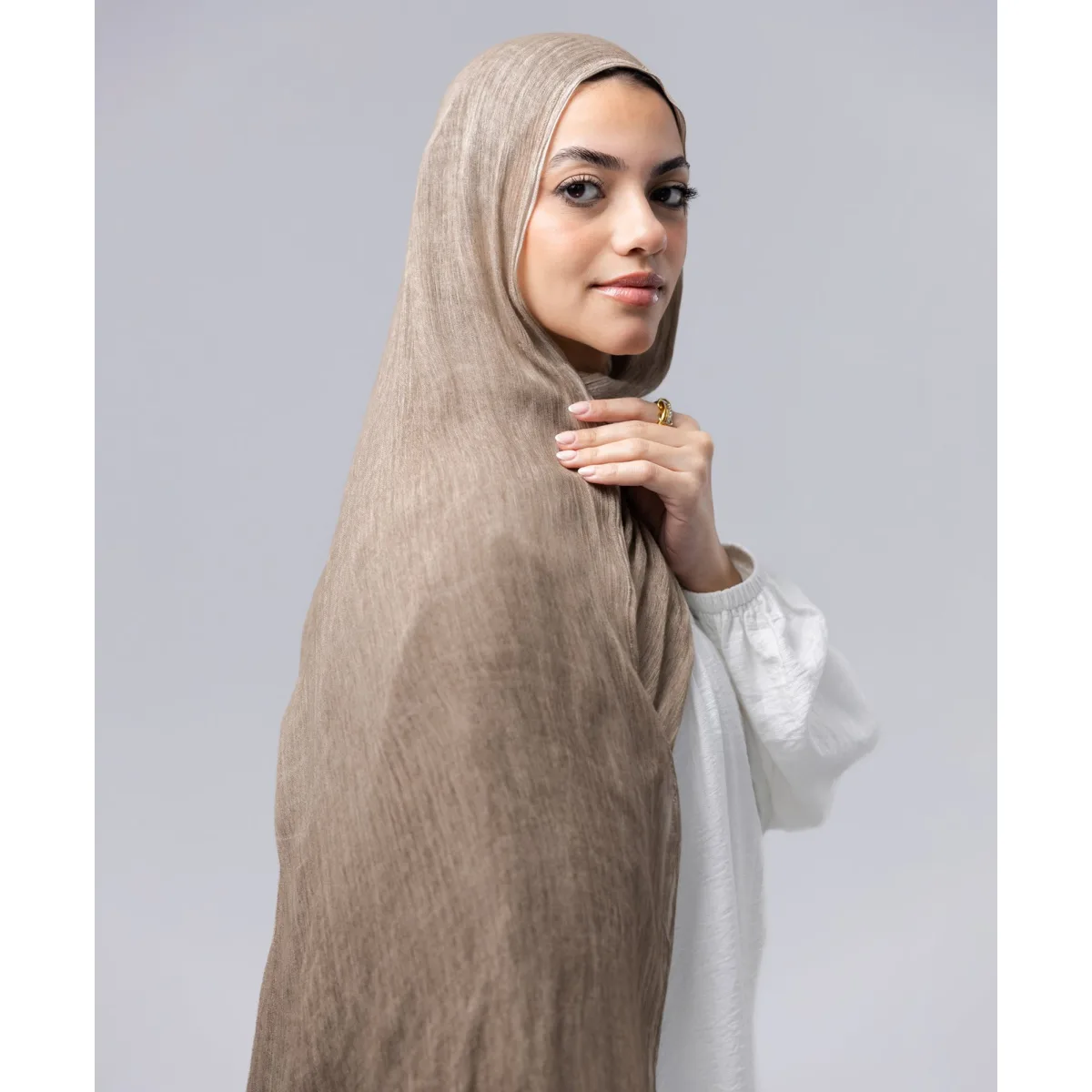 طرحة لينن ماربل 210×85 سم من لو فوال