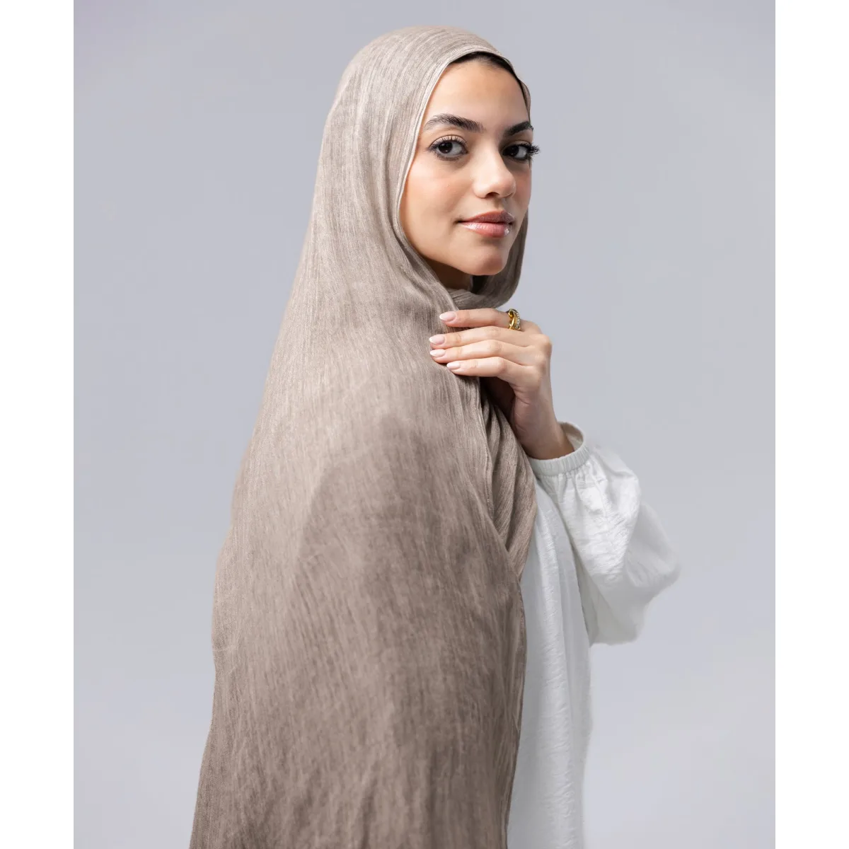 طرحة لينن ماربل 210×85 سم من لو فوال