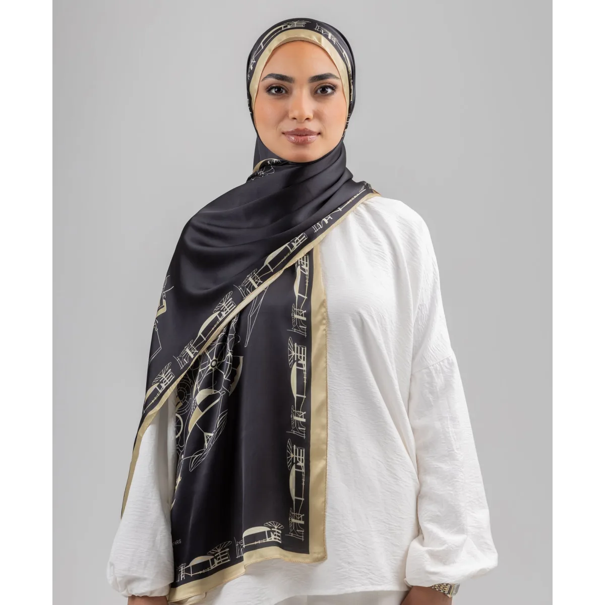 طرحة سيلك Midnight من لو فوال