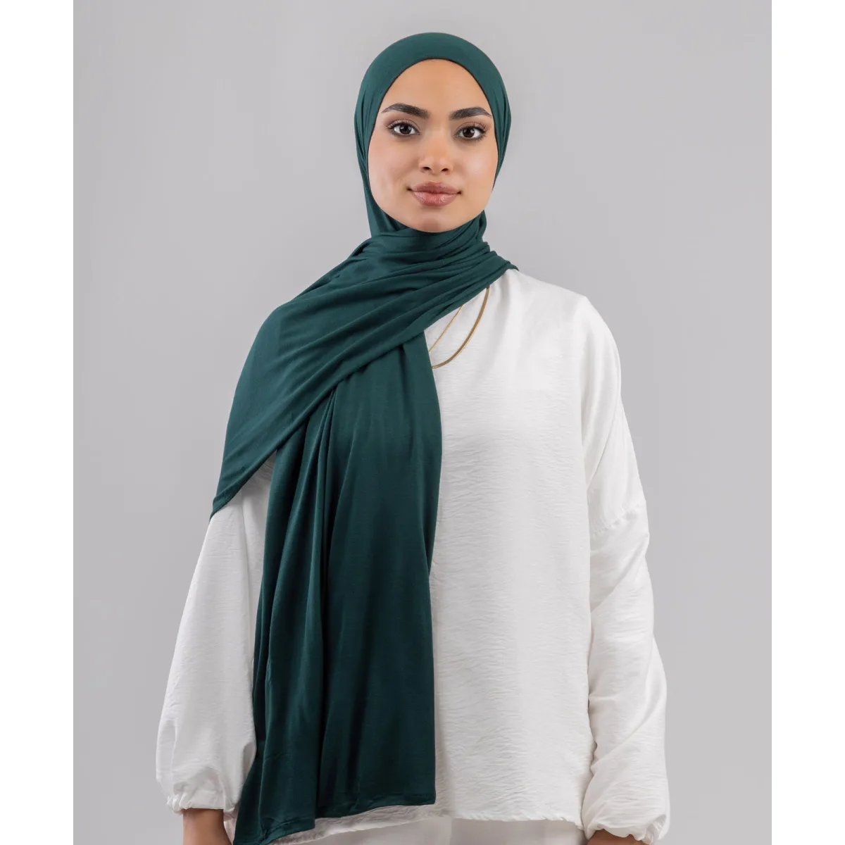 طرحة قطن ليكرا سادة من لو فوال