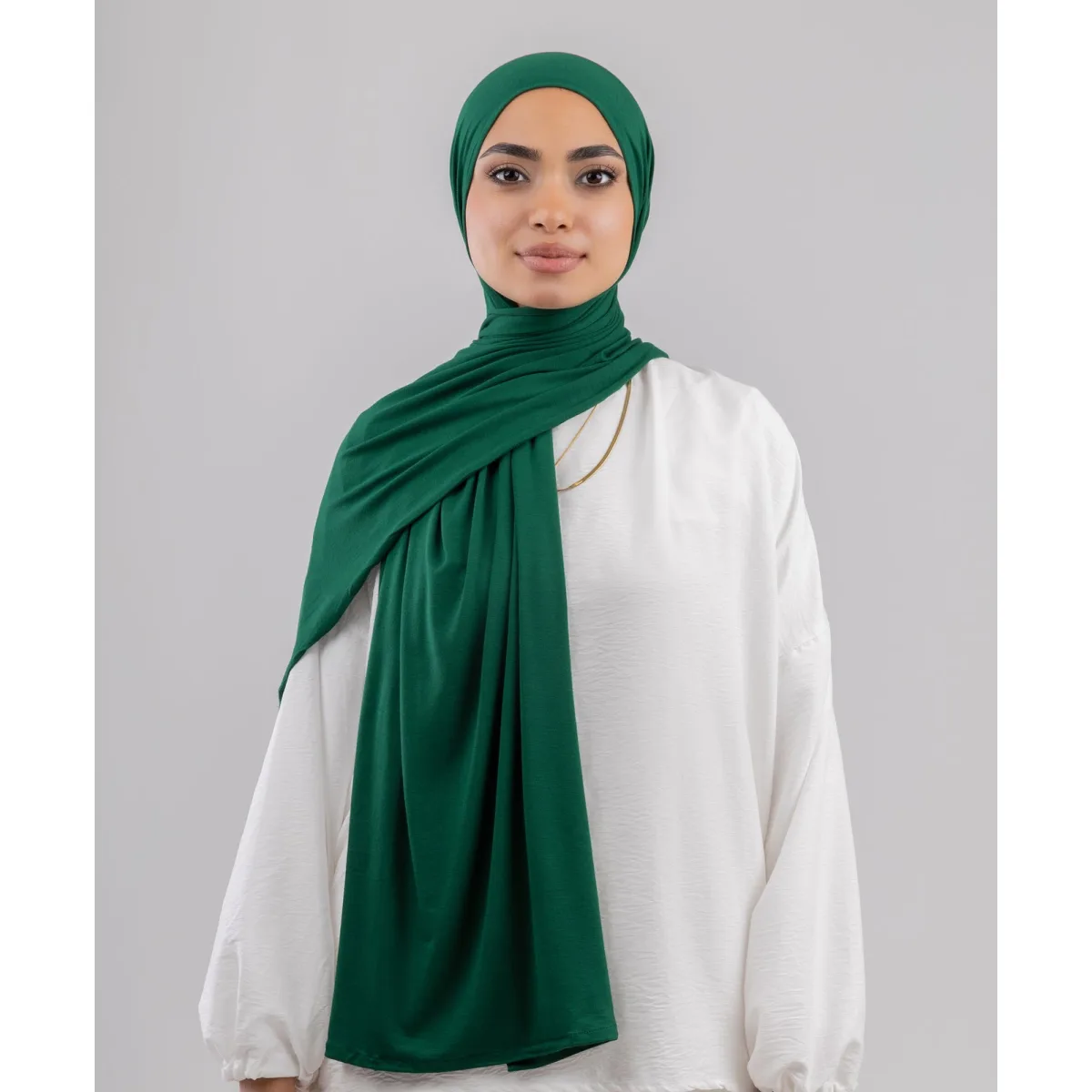 طرحة قطن ليكرا سادة من لو فوال