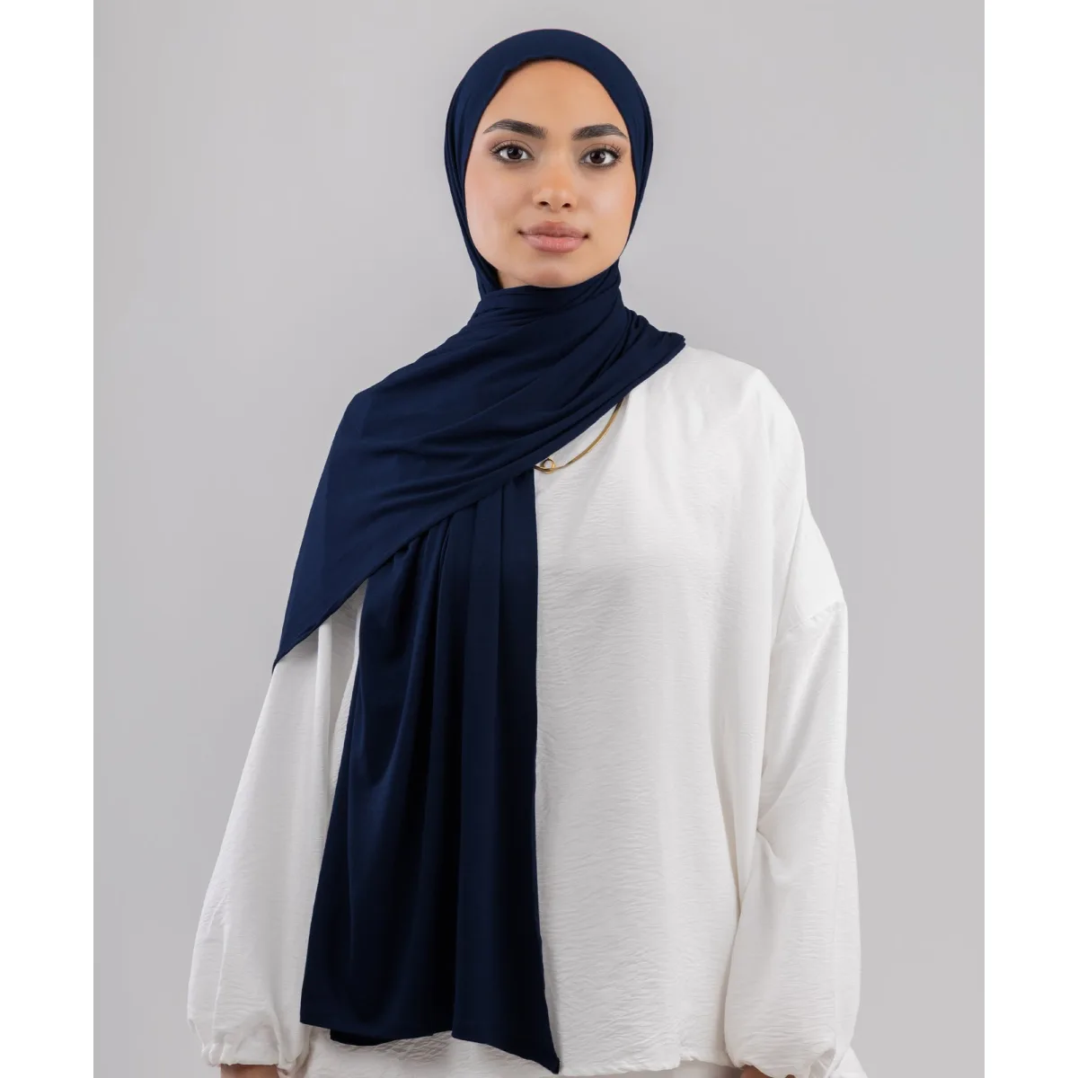 طرحة قطن ليكرا سادة من لو فوال