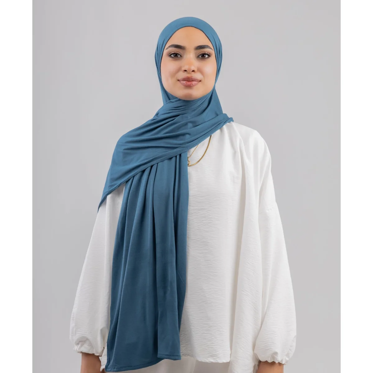 طرحة قطن ليكرا سادة من لو فوال