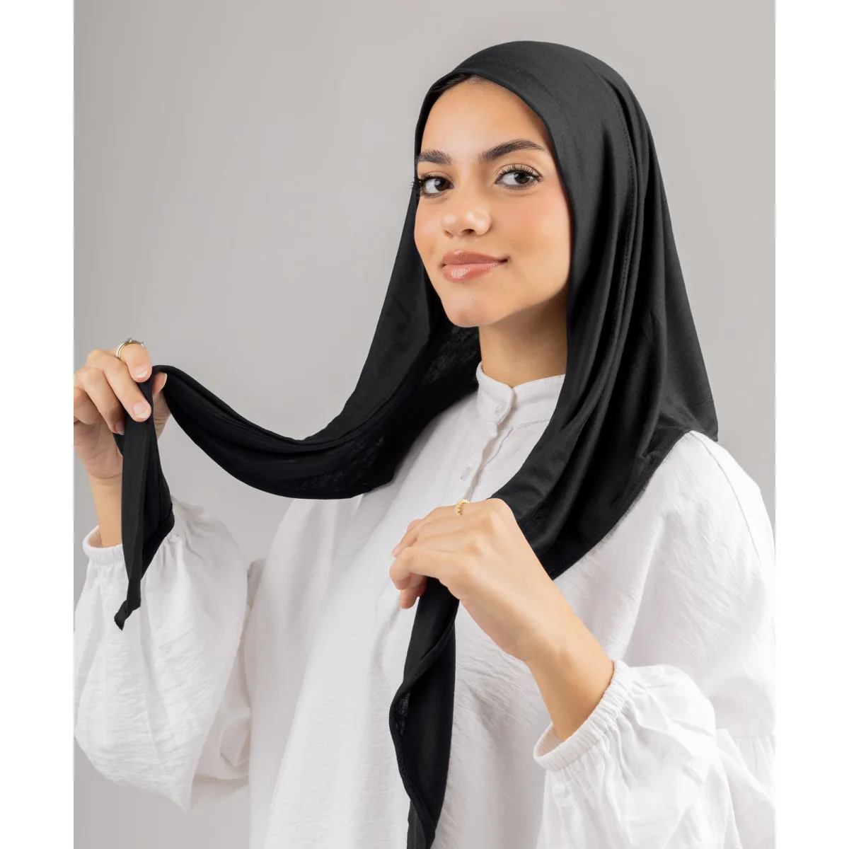طرحة قطن ليكرا Easy Opened Wrap من لو فوال